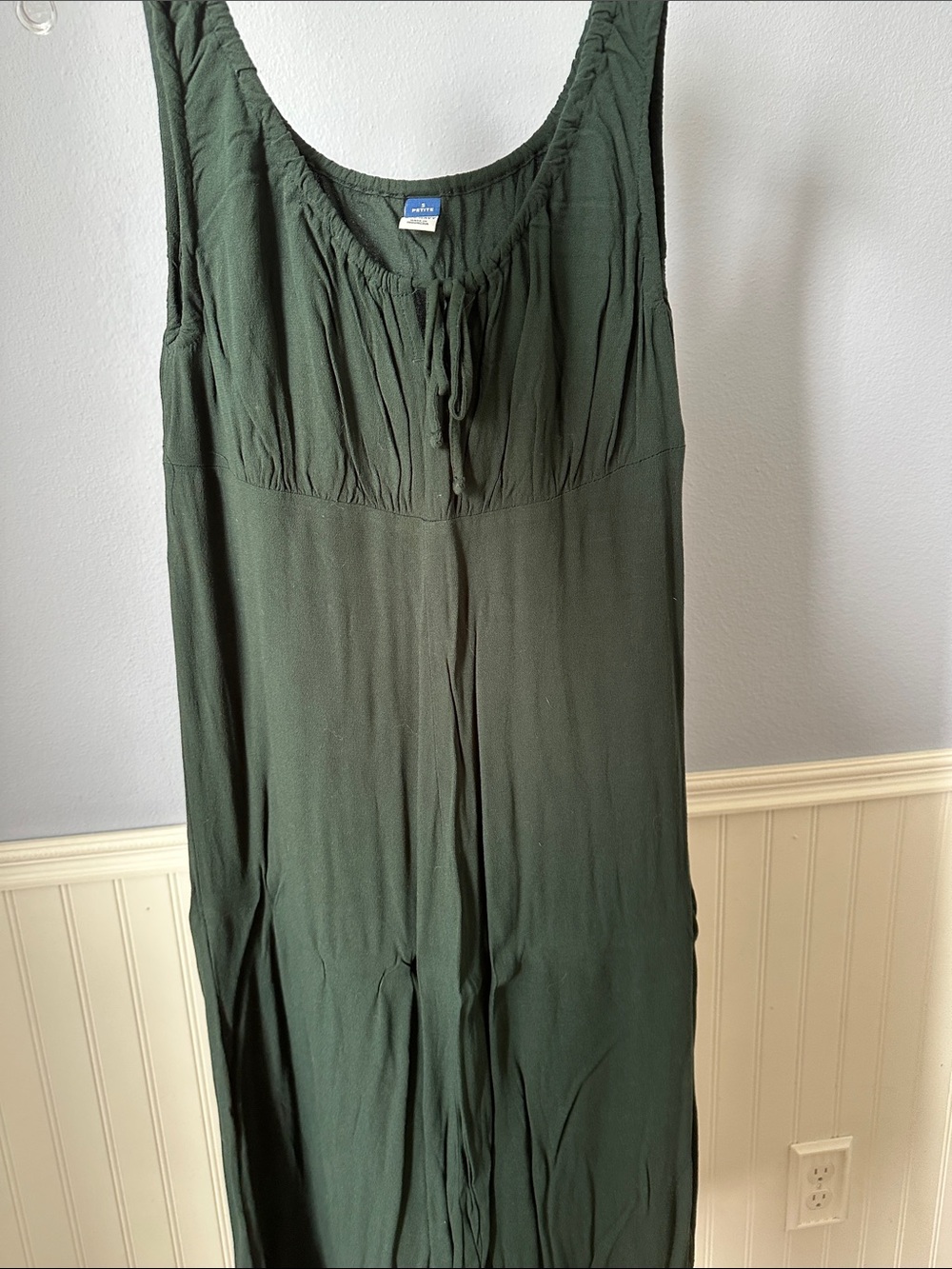Old Navy dark green sleeveless dress